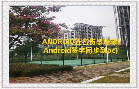 ANDROID签名伤感语录(Android签字同步到pc)